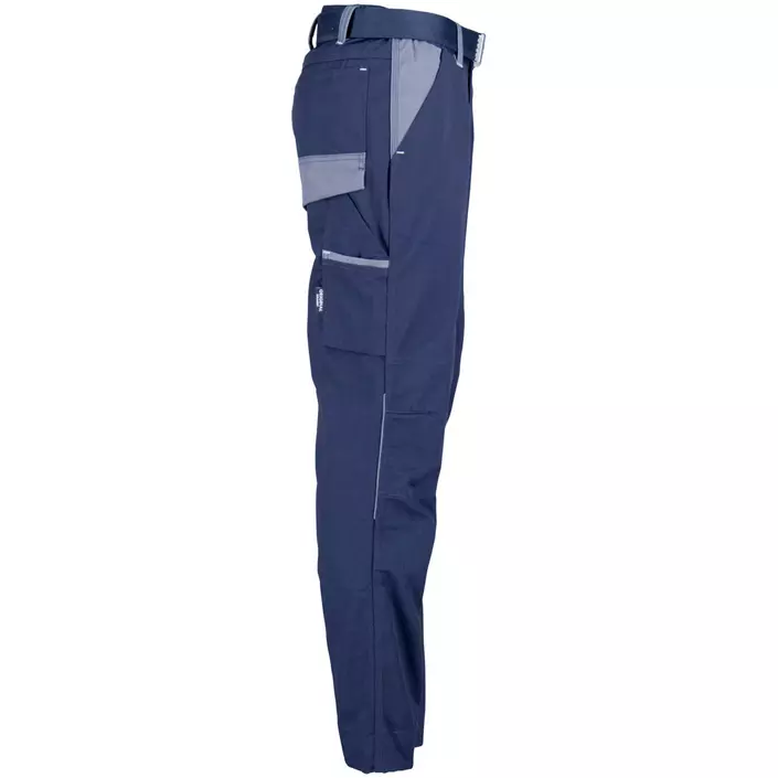 Kramp Original work trousers with belt, Marine Blue/Grey, large image number 1