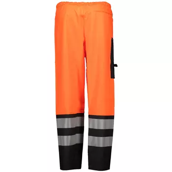 Abeko Atec De Luxe Supreme rain trousers, Hi-Vis Orange/Black