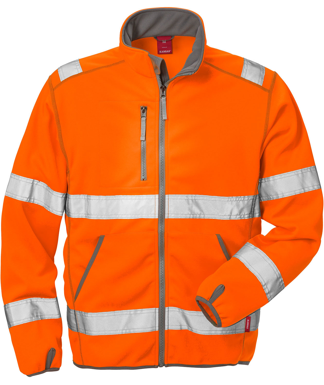 Kansas softshell jacket, Hi-vis Orange