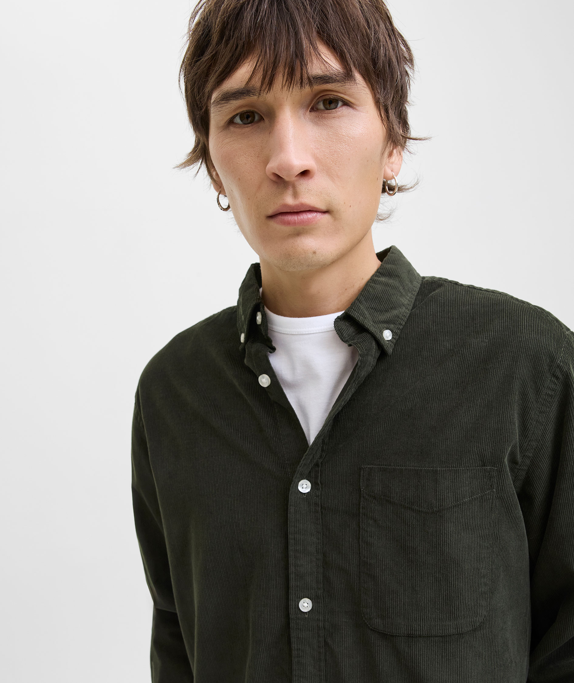 Jack & Jones JJECLASSIC Corduroy shirt, Rosin, large image number 3