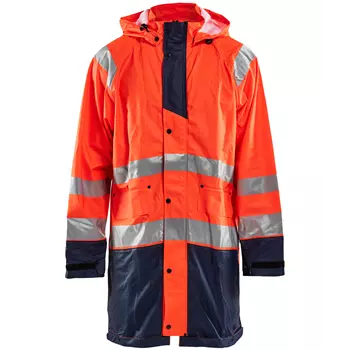 Blåkläder raincoat, Orange/Marine