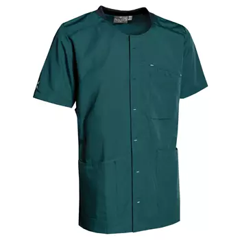 Nybo Workwear Sporty kortermet skjorte, Mørkegrønn