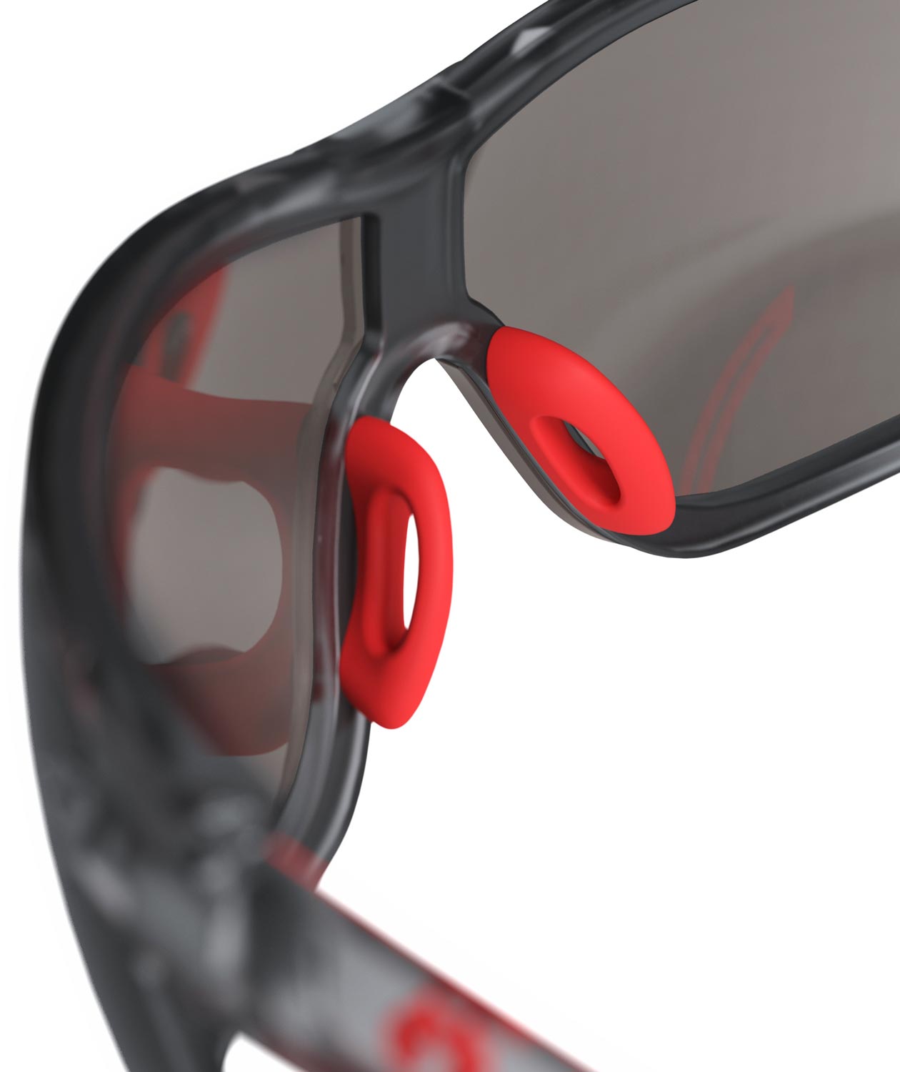 Hellberg Krypton AF/AS safety glasses, Red, Red, large image number 2