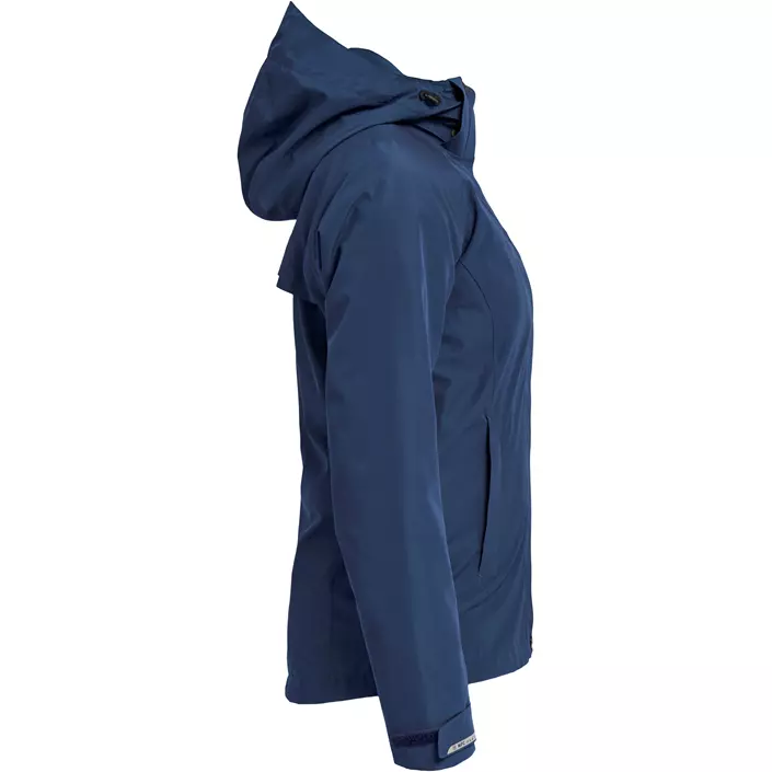 Tenson Westing dame regnjakke, Mørkeblå, large image number 3