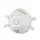 OX-ON Supreme damm mask FFP3 NR D med ventil, Vit, Vit, swatch