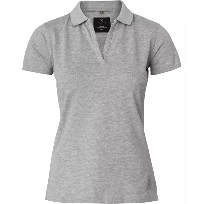 Nimbus Harvard Damen Poloshirt, Grey melange, large image number 0