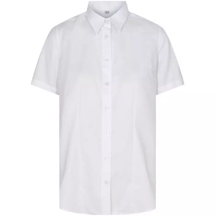Angli Oxford slim fit kortermet skjorta dam, Vit, large image number 0