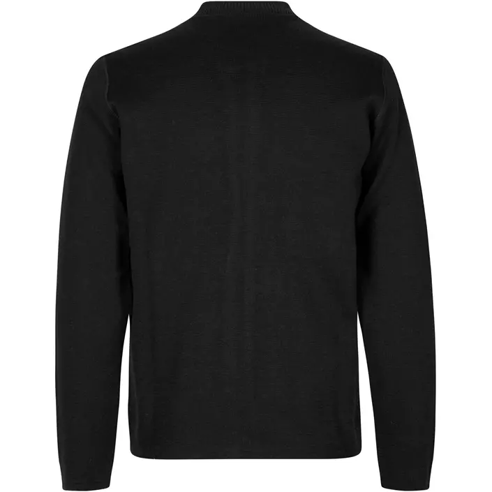 ID knitted cardigan, Black, large image number 1