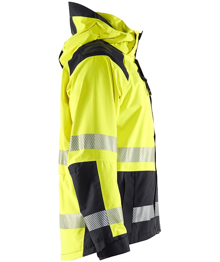 Bl&aring;kl&auml;der shell jacket, Hi-vis Yellow/Black, large image number 4