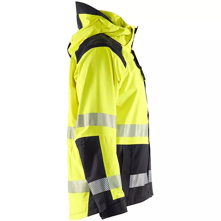 Blåkläder skalljakke, Hi-vis Gul/Svart, large image number 4