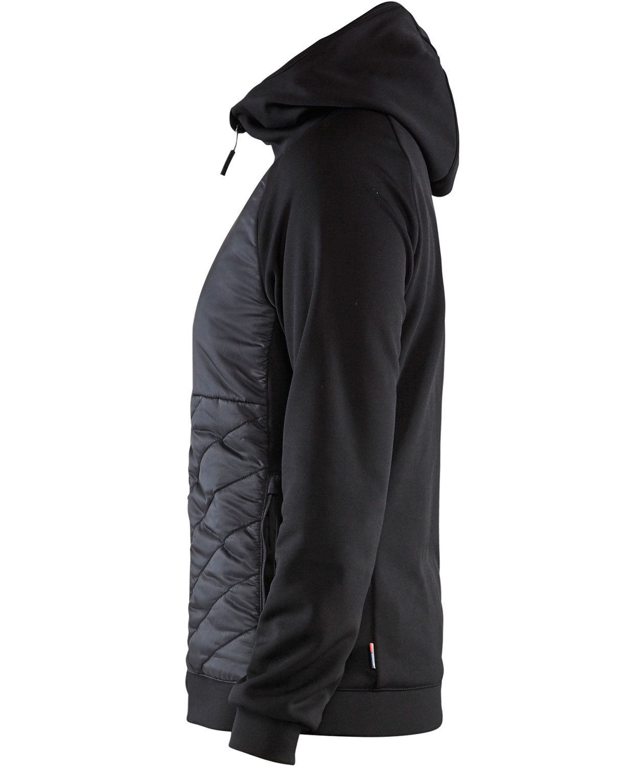 Bl&aring;kl&auml;der women's hybrid hoodie, Black/Dark Grey, large image number 2