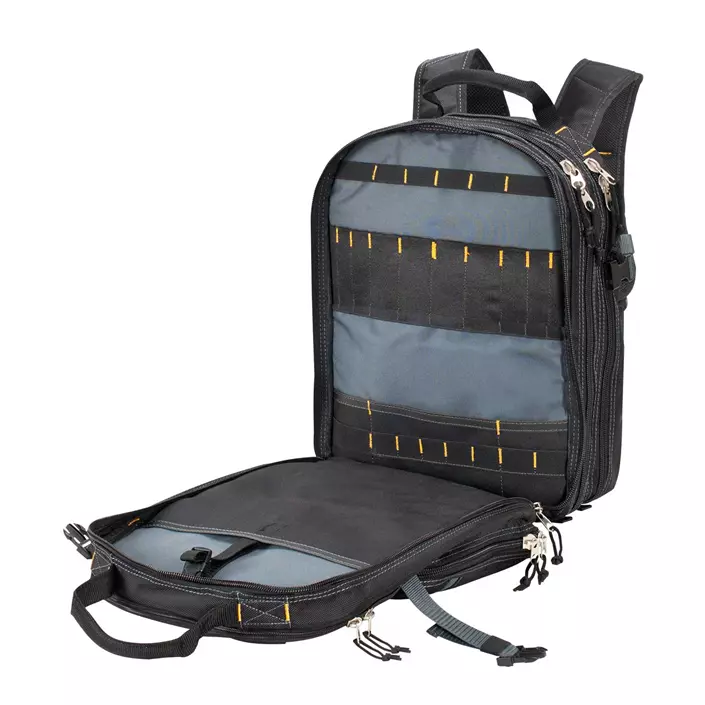 CLC Work Gear 1132 Heavy-Duty tool backpack, Black, Black, large image number 3