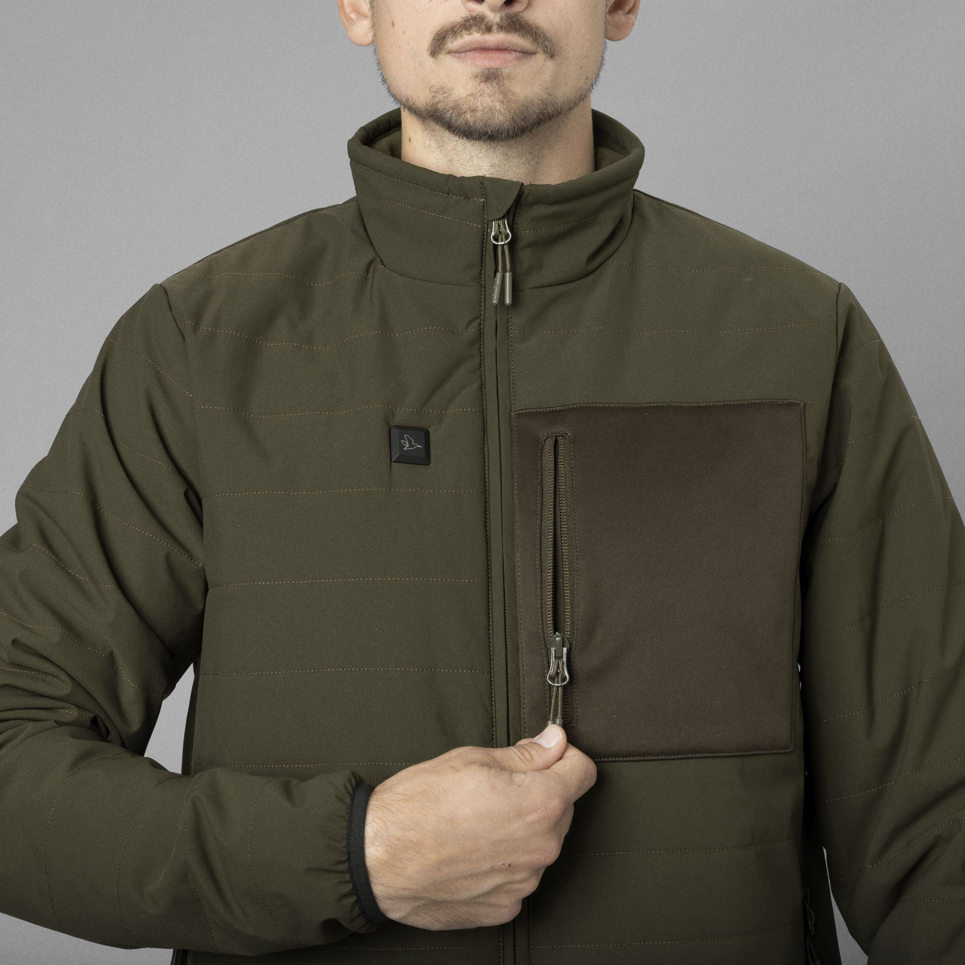 Seeland Celsius Heat quilted jacket, Pine green, large image number 5