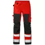 Fristads work trousers 2026, Hi-vis Red/Black