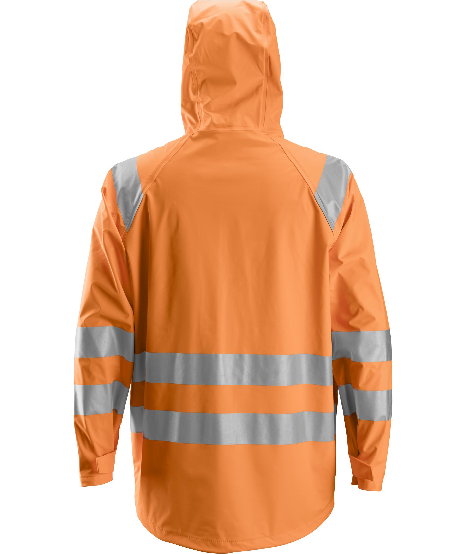 Snickers PU rain jacket, Orange