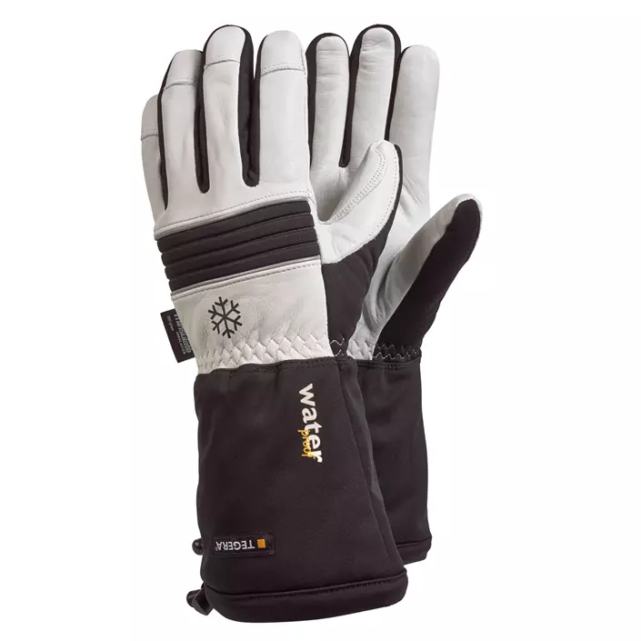 Tegera 595 winter gloves, Black/White, large image number 0