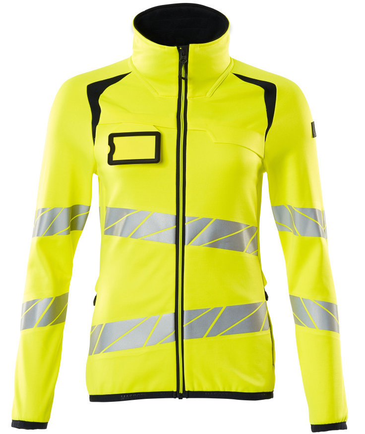 Mascot Accelerate Safe women's fleece sweater, Hi-vis Yellow/Black, large image number 0