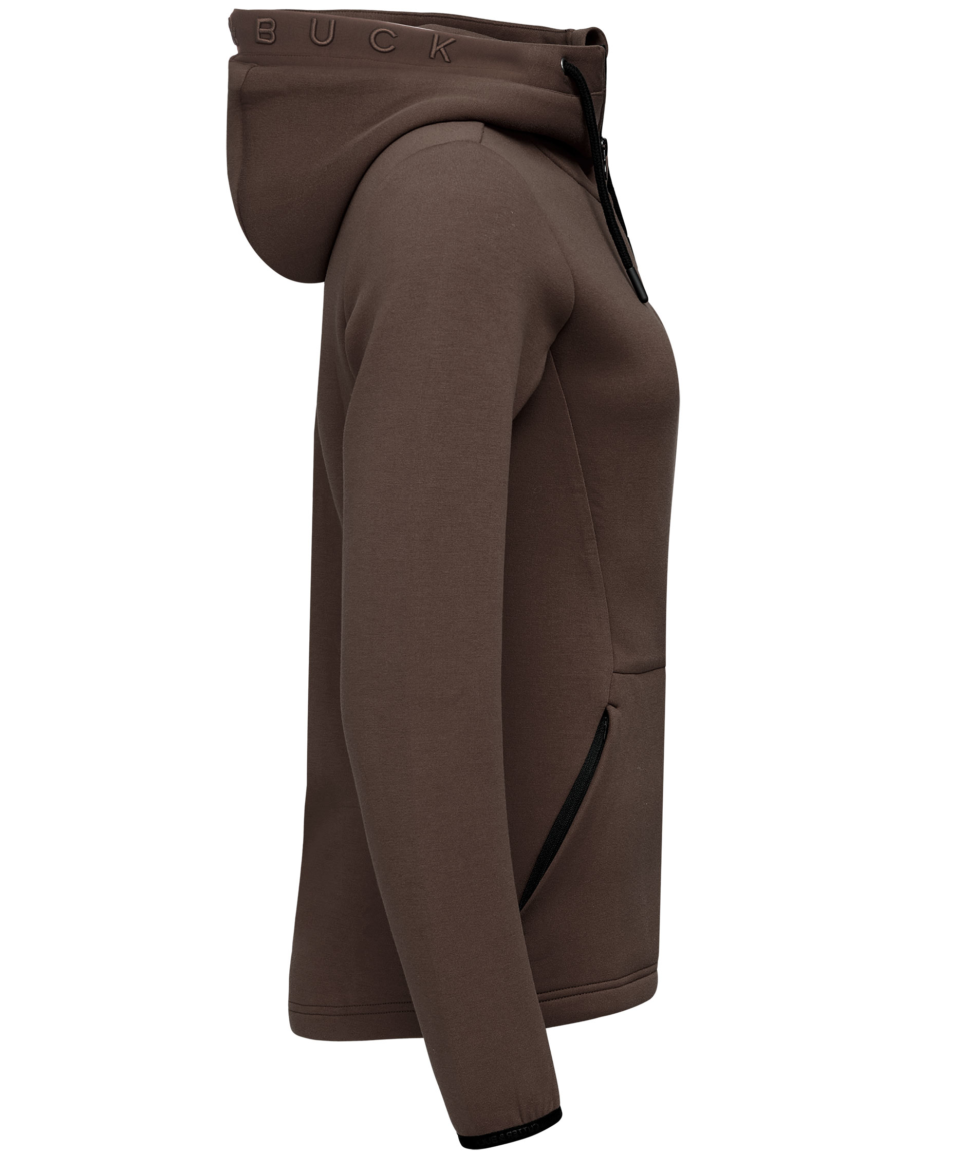 Cutter & Buck Pemberton hoodie dam, M&ouml;rk Mocka, large image number 2