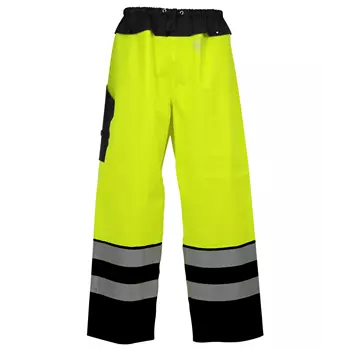 Abeko Atec De Luxe Supreme rain trousers, Hi-vis Yellow/Black