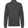 ID long-sleeved polo shirt with stretch, Charcoal, Charcoal, swatch