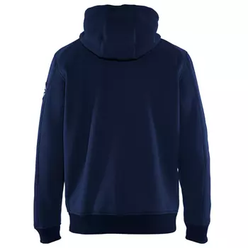 Blåkläder hoodie med piléfoder, Marinblå