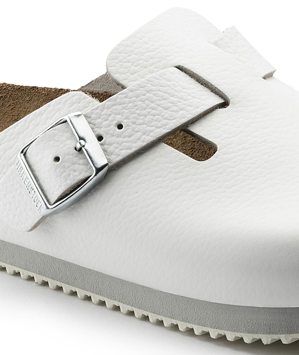 Birkenstock Boston Supergrip Regular Fit sandals, White, large image number 7