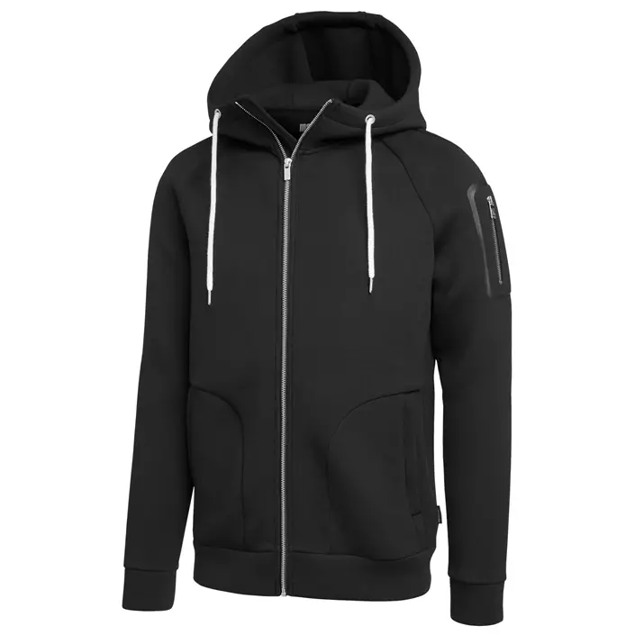 Matterhorn Paccard hoodie with zipper, Black, large image number 0