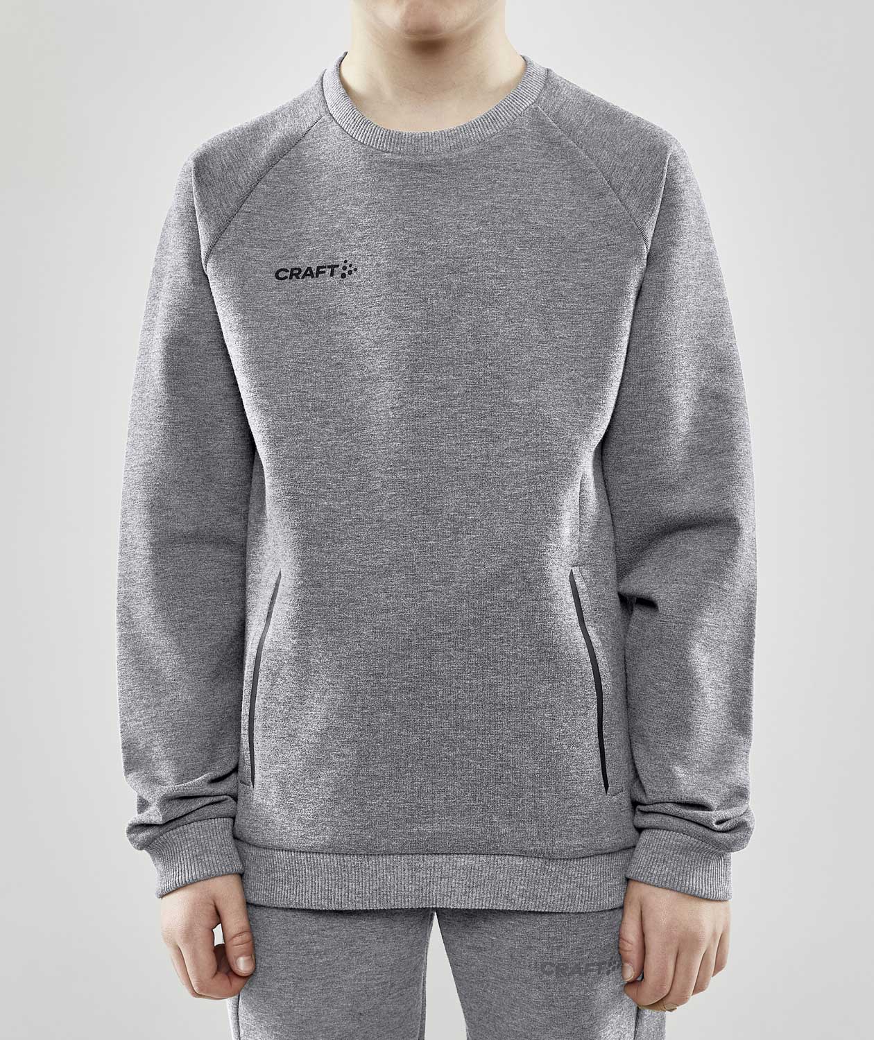 Craft Core Soul Crew sweatshirt for barn, Gr&aring;&nbsp;Melange, large image number 1