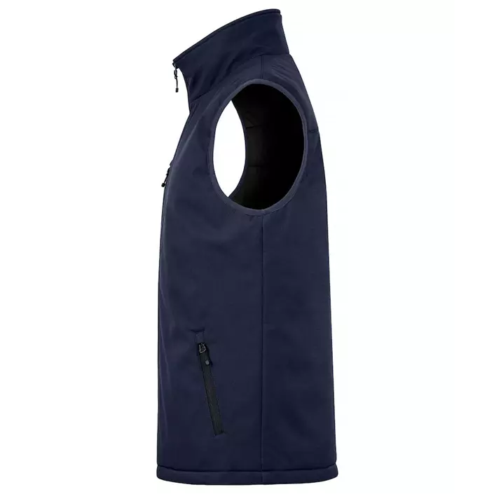 Clique lined softshell vest, Dark navy, large image number 2