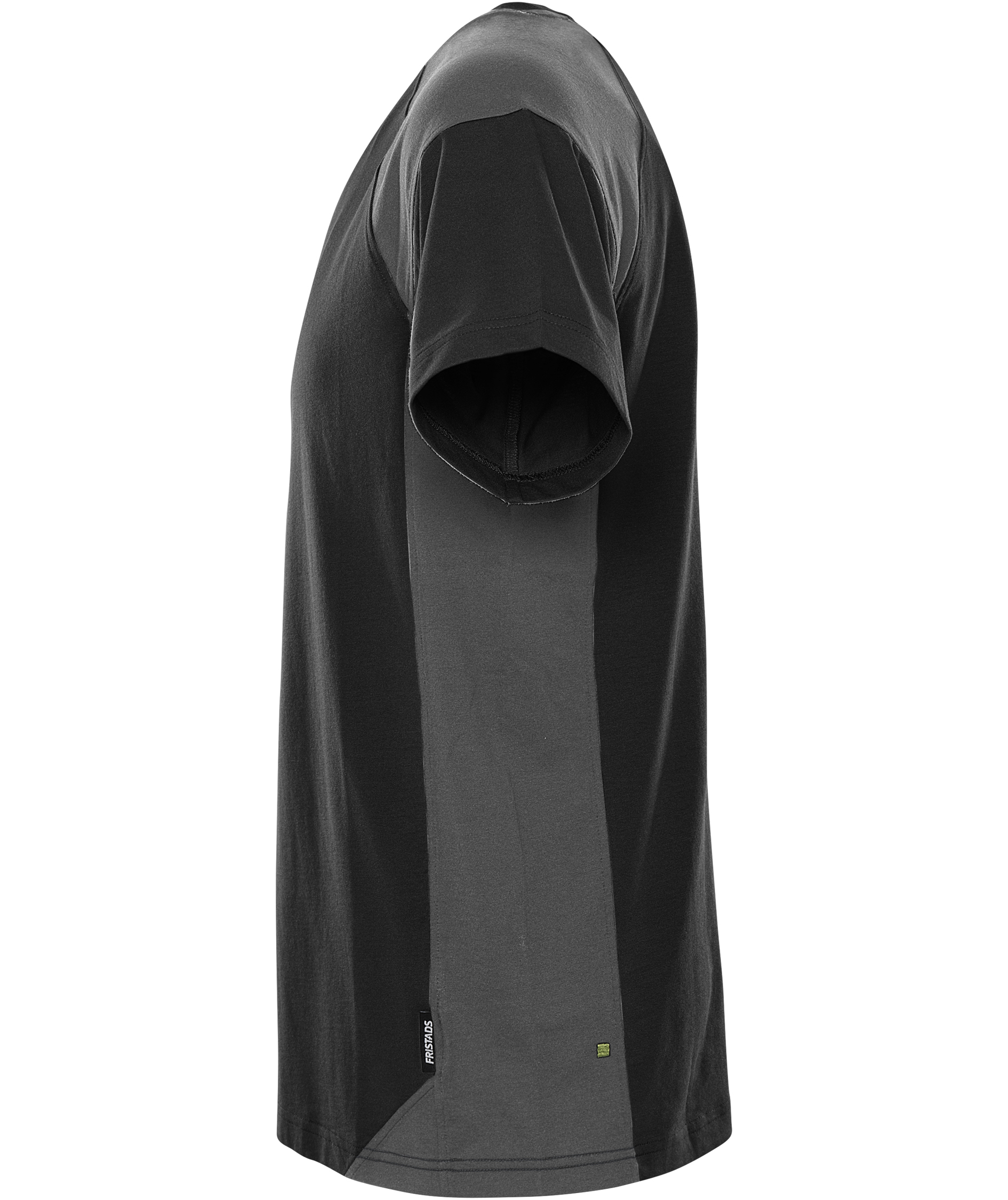 Fristads Heavy T-shirt 7046 GTM, Black/Grey, Black/Grey, large image number 5