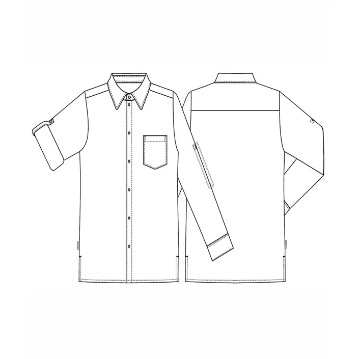 Kentaur comfort fit långärmad skjorta, Mocca, large image number 1