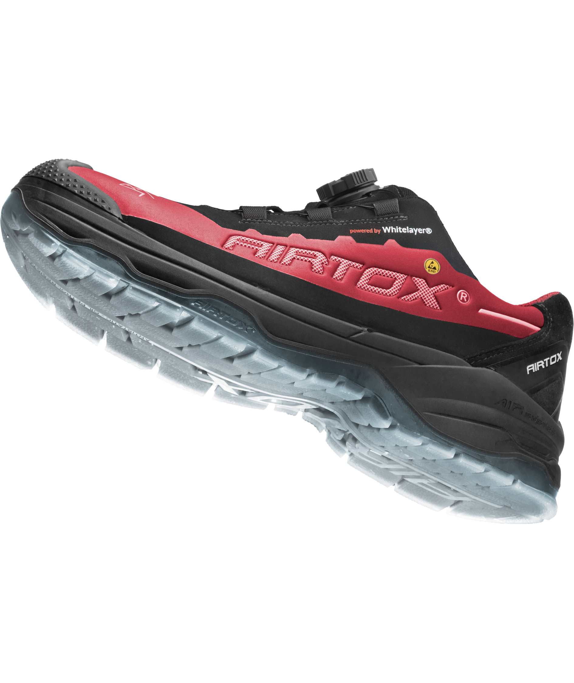 Airtox TX44 safety shoes S3, Red/Black
