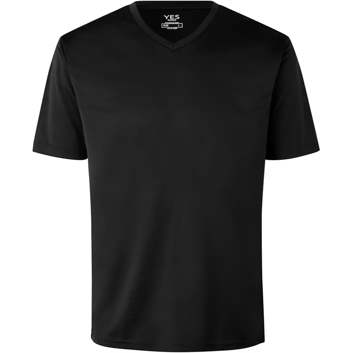 ID Yes Active T-shirt, Black, large image number 0
