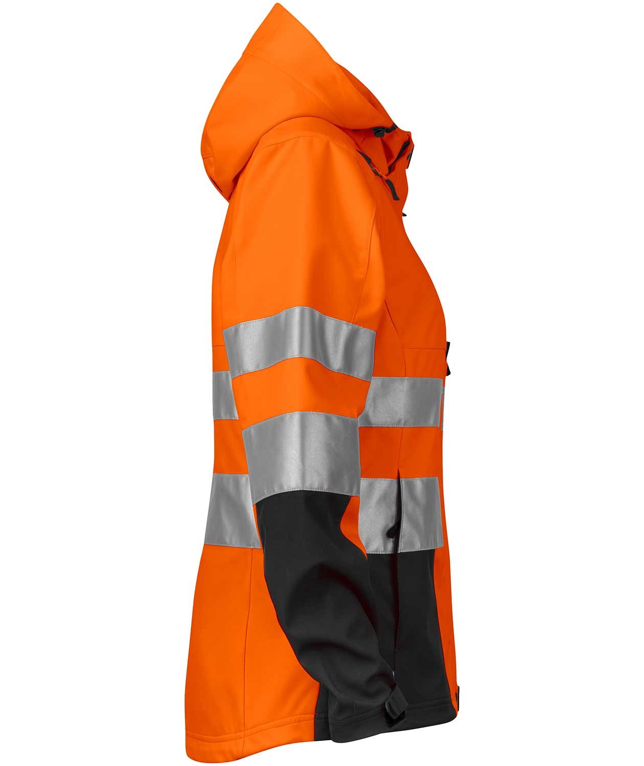 ProJob women's shell jacket 6423, Orange/Black, large image number 3