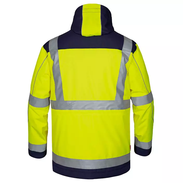 Engel parka shell jacket, Hi-vis Yellow/Marine, large image number 1