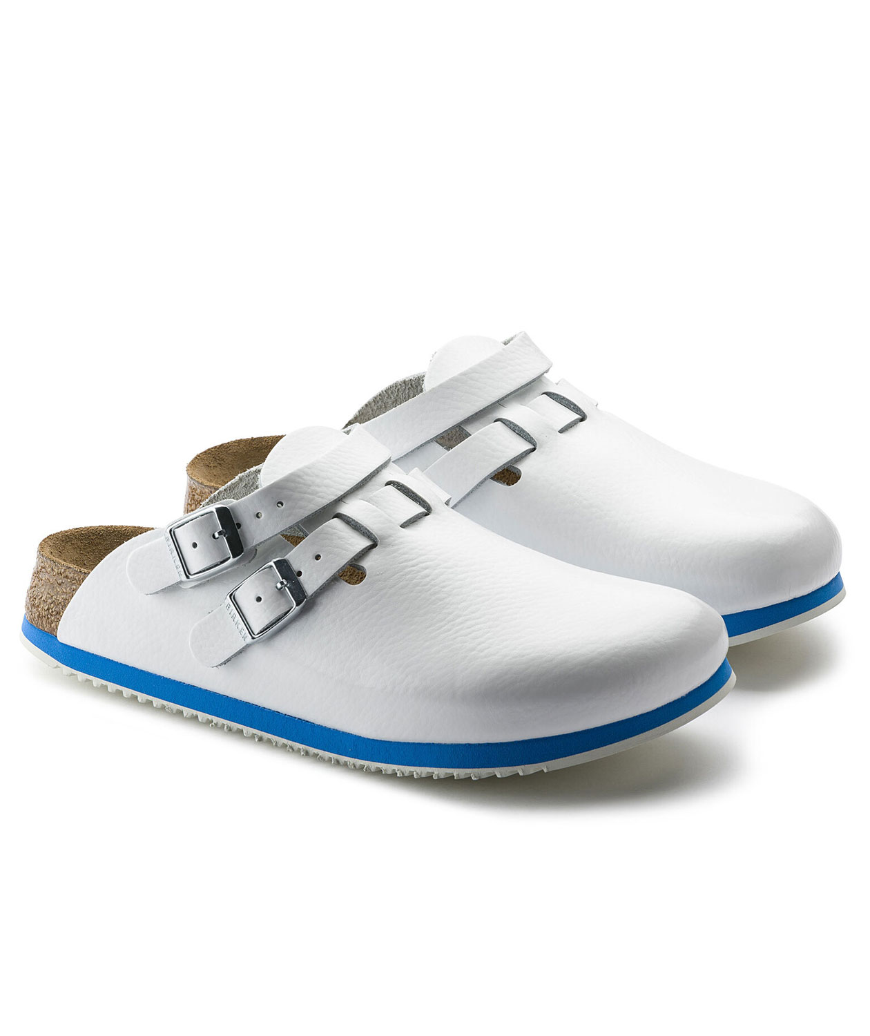 Birkenstock Kay SL Narrow Fit women's sandals, White/Blue, large image number 5