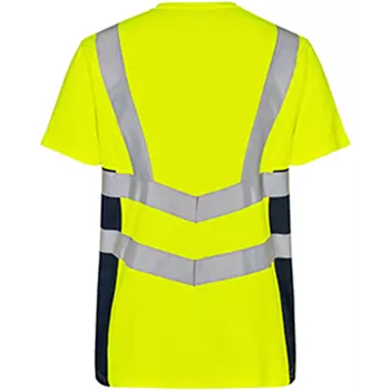 Engel Safety T-shirt, Yellow/Blue Ink