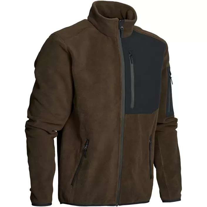 Northern Hunting Kettil 3000 fleece jacket, Dark Green/Grey, large image number 0