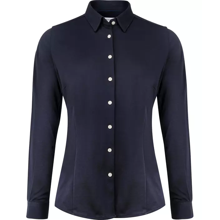 J. Harvest & Frost Indigo Bow 34 lady fit skjorte, Navy, large image number 0