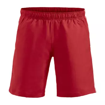 Clique Hollis sport shorts, Red/White
