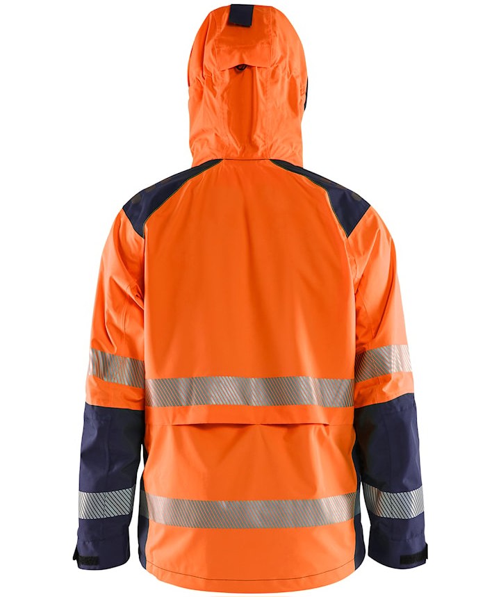 Bl&aring;kl&auml;der skaljakke, Hi-Vis Orange/Marine, large image number 3