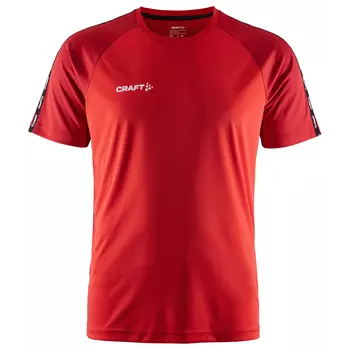 Craft Squad 2.0 Contrast Jersey T-shirt, Bright Red-Express