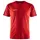 Craft Squad 2.0 Contrast Jersey T-shirt, Bright Red-Express, Bright Red-Express, swatch
