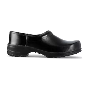 Sika Comfort clogs with heel cover OB, Black