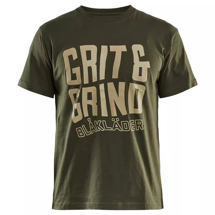Blåkläder Grit and Grind T-shirt, Skogsgrön, large image number 0