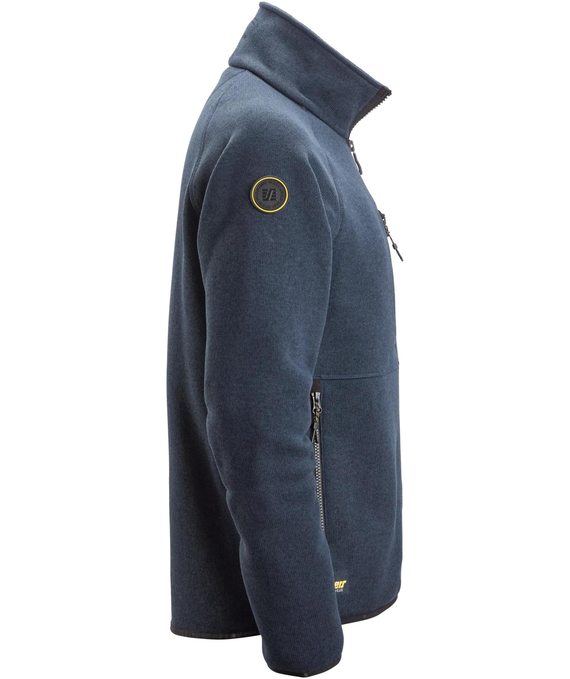 Snickers AllroundWork Polartec&reg; fleecejakke 8020, Dark Navy Melange, large image number 4