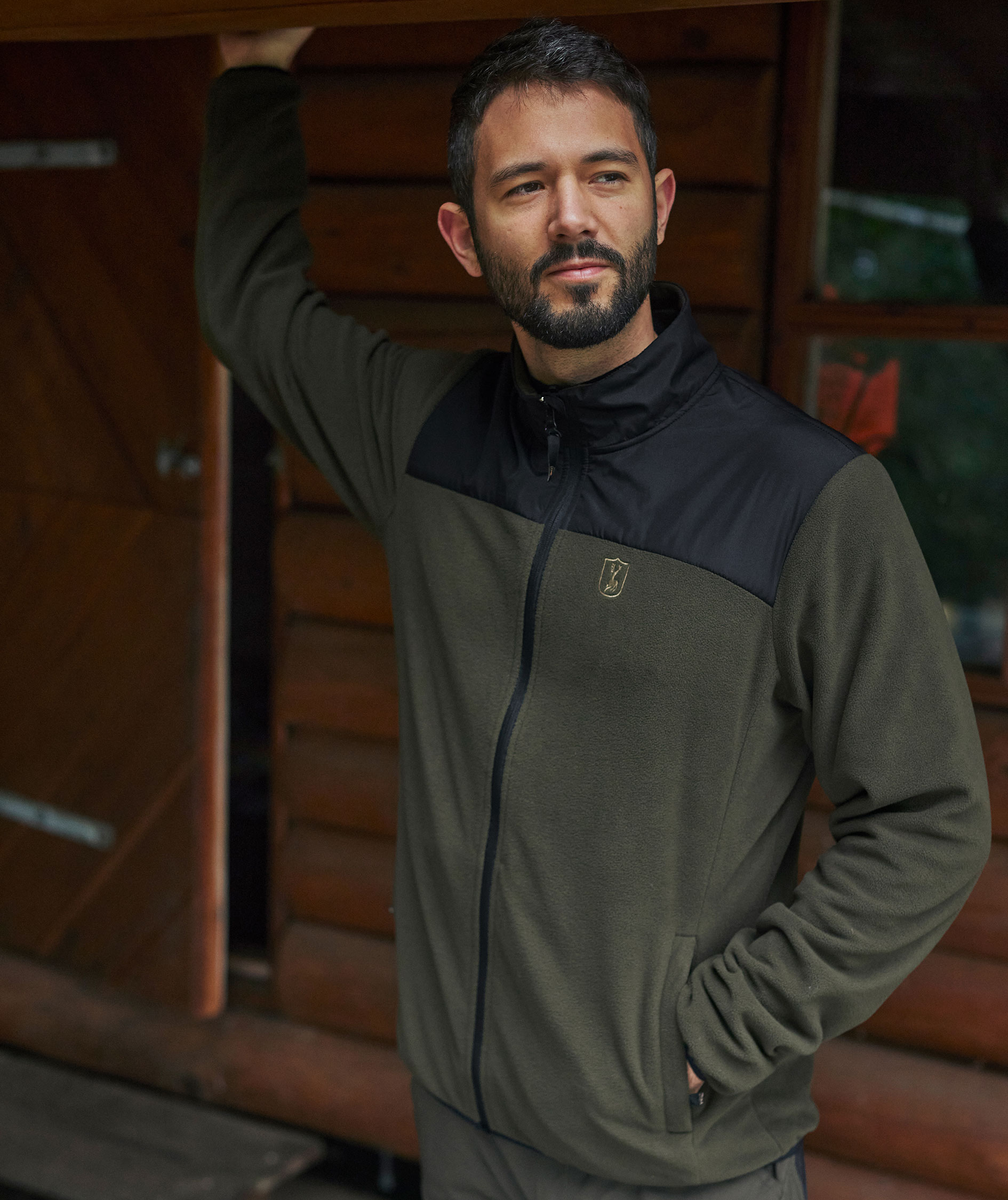 Deerhunter Northward fleece sweater, Rifle Green, large image number 5