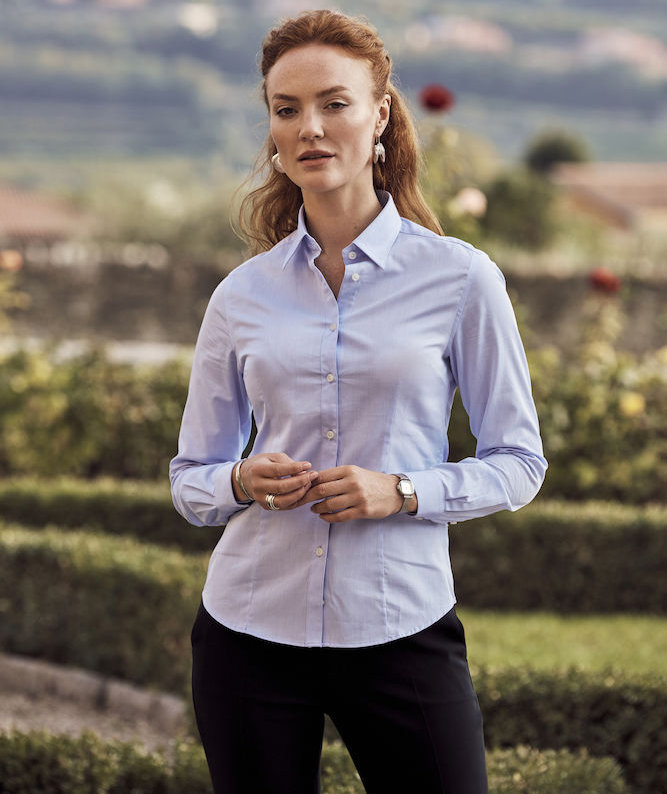 Clique Clare dameskjorte, Lysebl&aring;, large image number 1