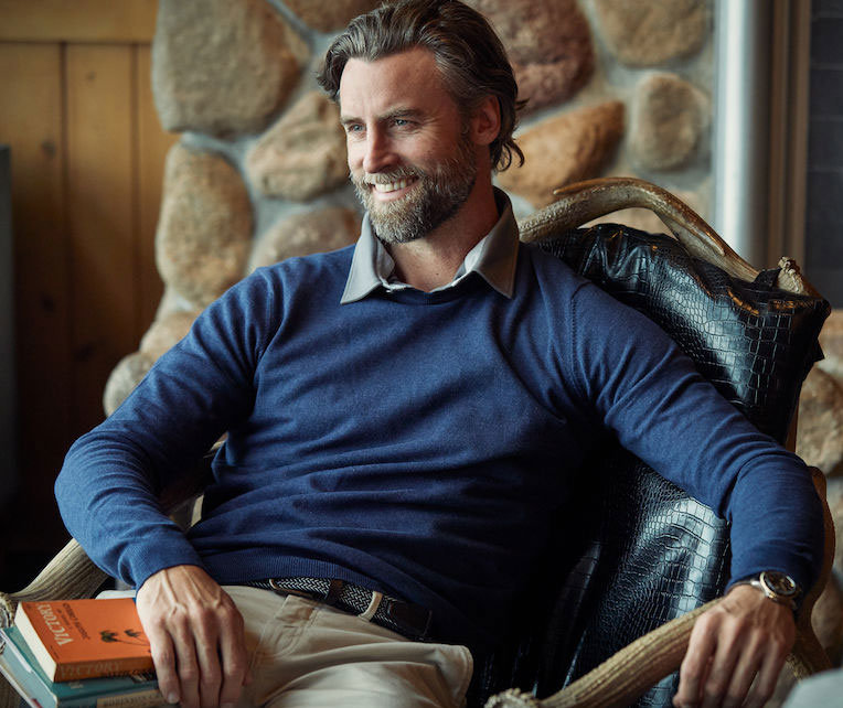 Cutter & Buck Oakville knitted pullover, Deep Navy, large image number 4