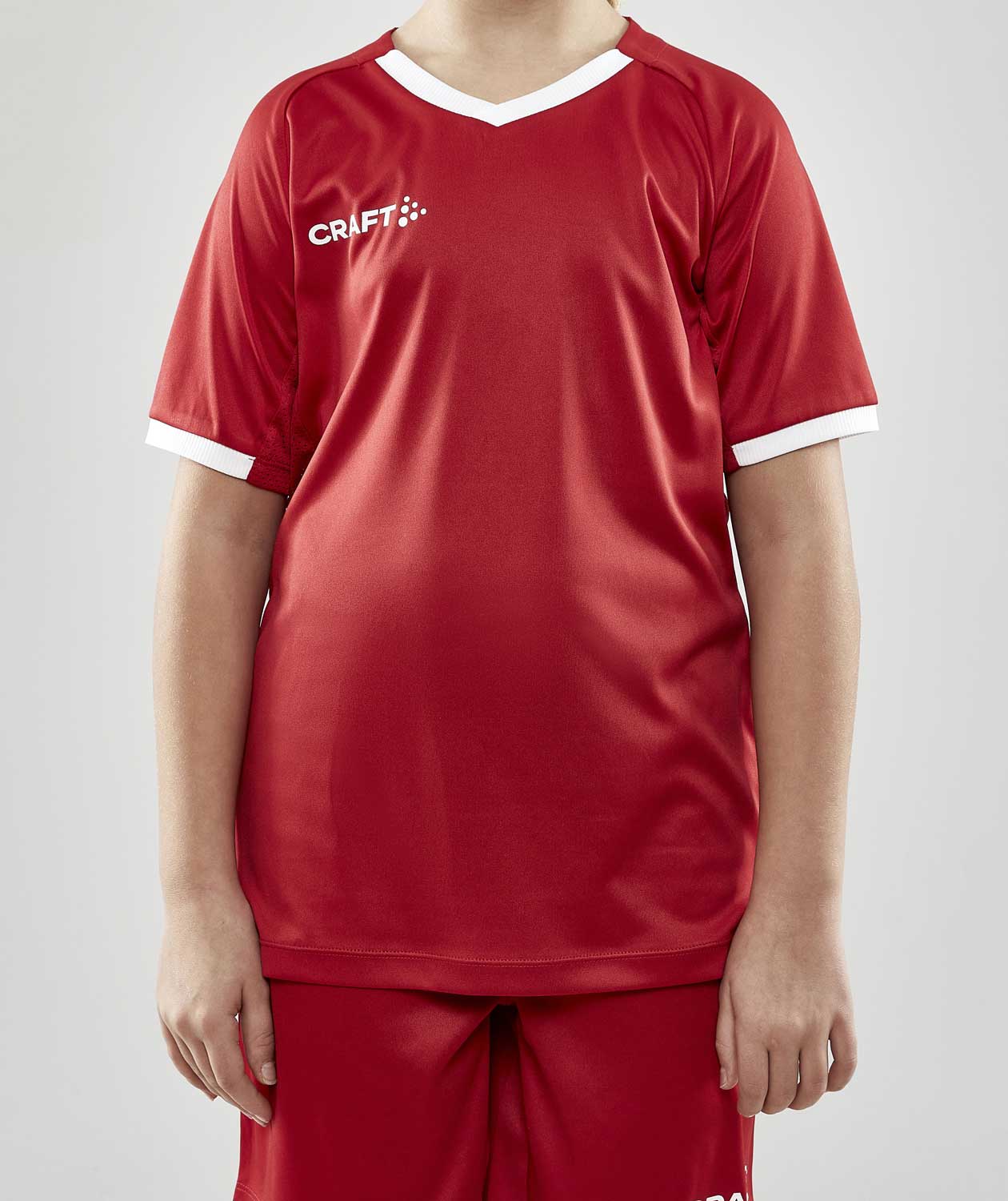 Craft Progress 2.0 Solid Jersey T-shirt til b&oslash;rn, R&oslash;d, large image number 1